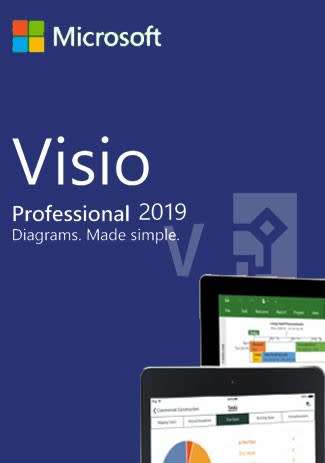 Microsoft Visio Professional 2019 Retail FPP Licensed Product for 1 Windows 10 Device - BID OFFER!!