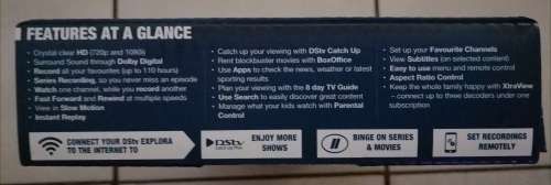 DSTV Explora 3A Brand New Stand Alone Decoder with Box, Accesories and Manuals