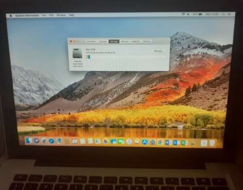 Apple MacBook Pro 2.4GHz Core i5 8GB RAM 500GB SSD - HIGH SIERRA IN EXCELLENT CONDITION