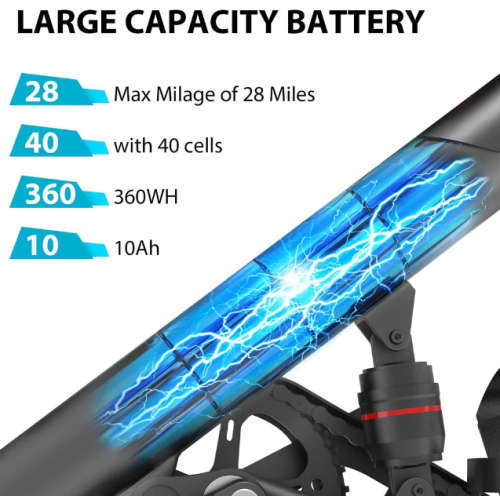 Gyroor C3 14inch folding Electric Bike 450W with 18.6MPH up to 28 Mileage for Adults