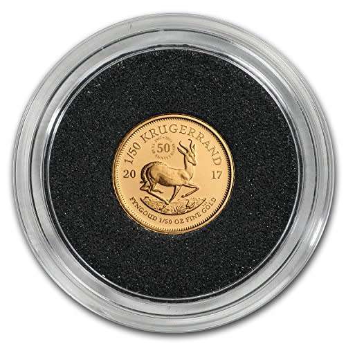 2017  1/50th oz Gold Proof Krugerrand with box and Certificate as issued by SA Mint