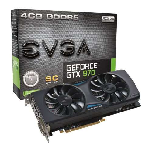 ***EVGA GeForce GTX 970 SuperClocked (SC) Gaming ACX 2.0 4GB Graphics Card***AS NEW***GREAT DEAL***