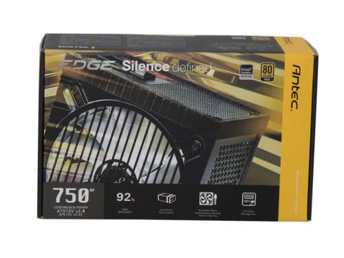 Antec EDGE 750W Fully Modular  80+ Gold Desktop Power Supply***Brand New Sealed***