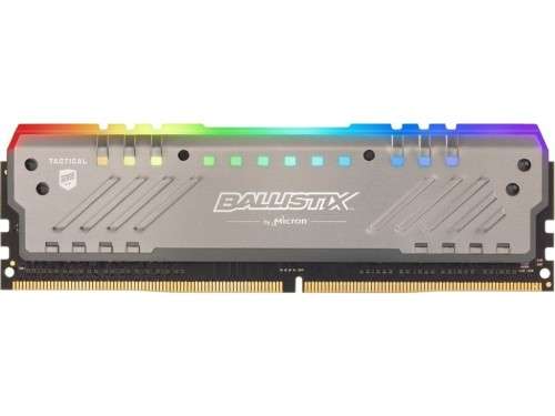 Crucial Ballistix Tactical Tracer RGB 8GB (1x8GB) DDR4-2666MHz RAM***New (Open Box)***