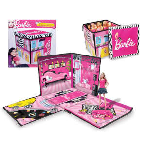 ZIP BIN BARBIE DREAM HOUSE WITH BARBIE