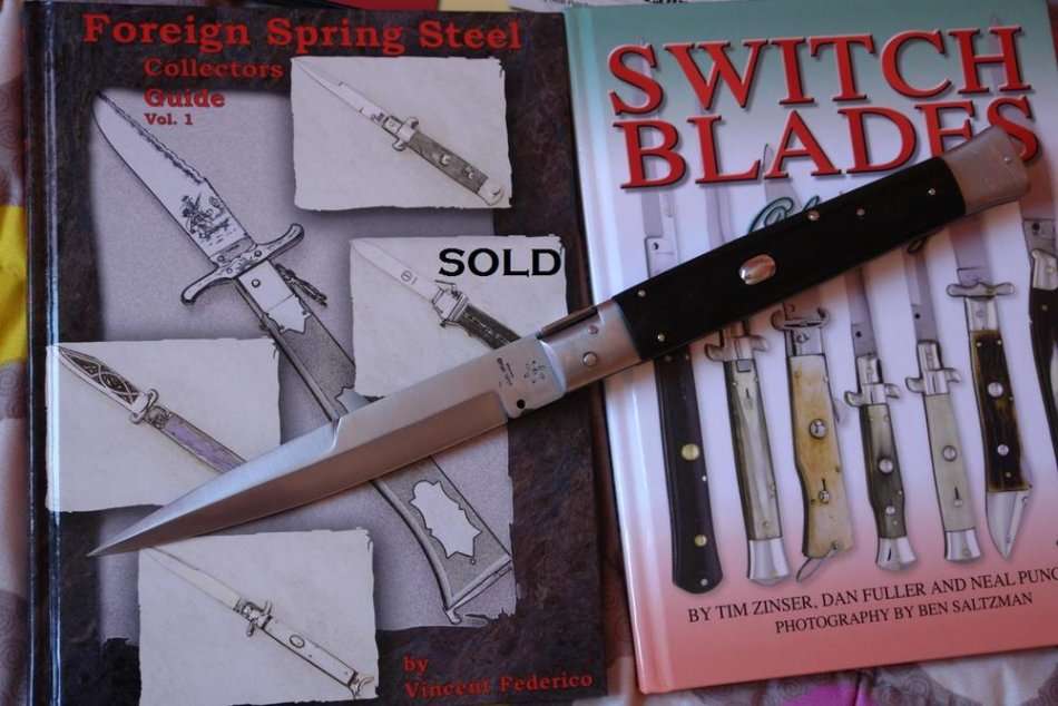 CUSTOM ITALIAN STILETTO - Made in Italy, Traditional Old School Sicilian Style Folding Knife