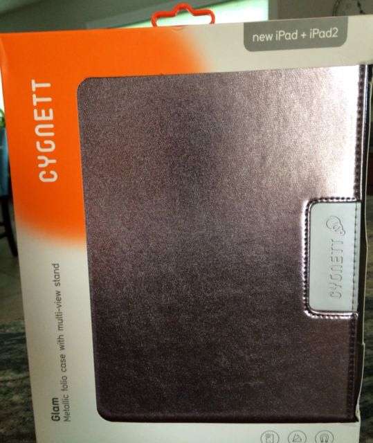 Cygnett Metallic High-Gloss Folio Mulit-view Case for iPad 1 to 6 (damaged box)