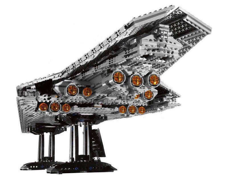 Massive Star Wars Super Star Destroyer Set - Excellent Condition (No Box) - CLEARANCE