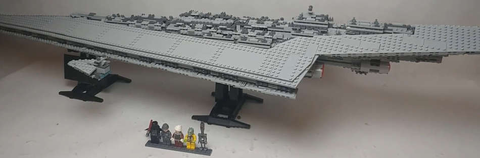 Massive Star Wars Super Star Destroyer Set - Excellent Condition (No Box) - CLEARANCE