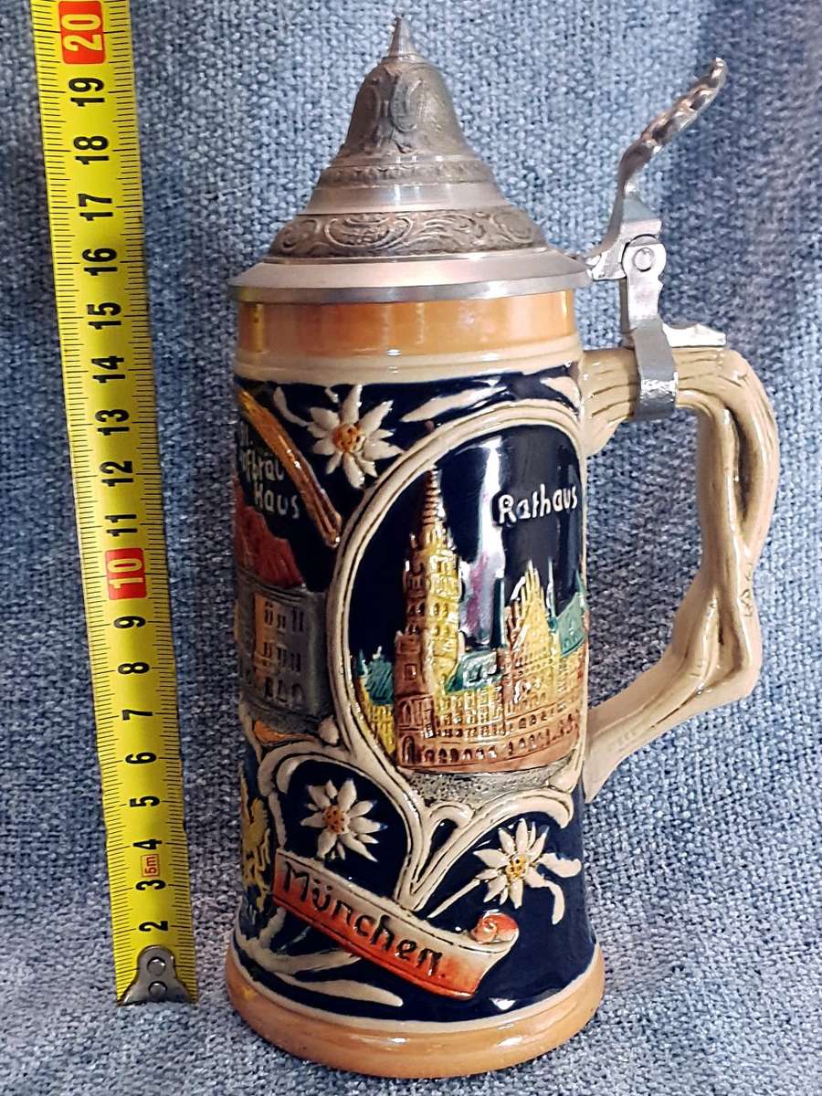 Limited Edition Vintage Bavarian Beer Stein - München Hofbräu Haus - CLEARANCE
