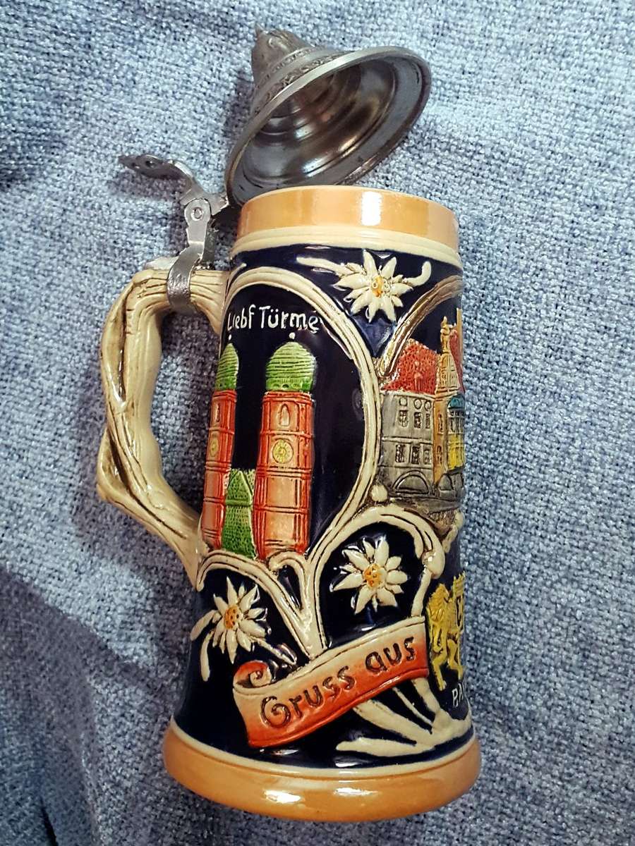 Limited Edition Vintage Bavarian Beer Stein - München Hofbräu Haus - CLEARANCE