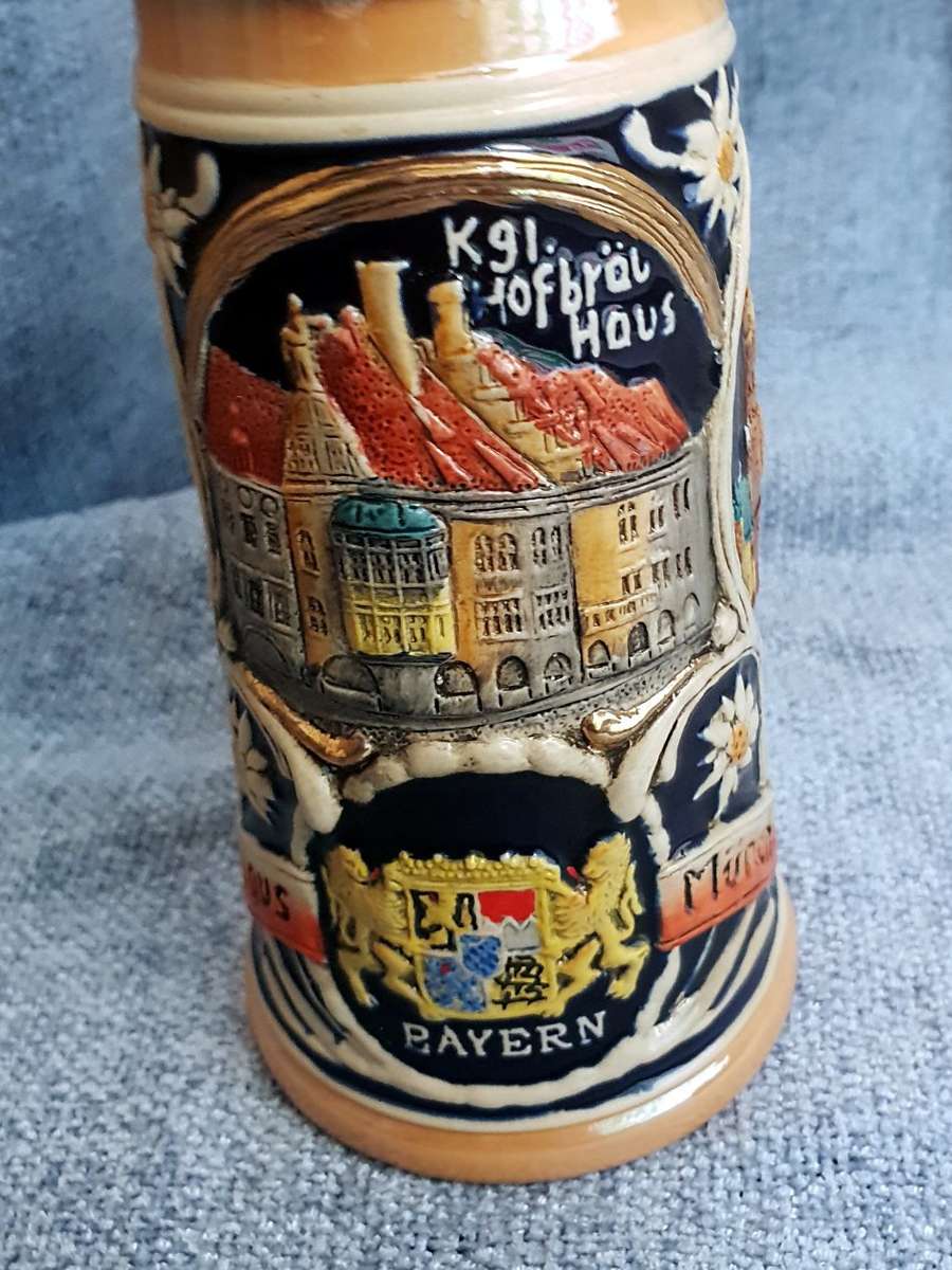 Limited Edition Vintage Bavarian Beer Stein - München Hofbräu Haus - CLEARANCE