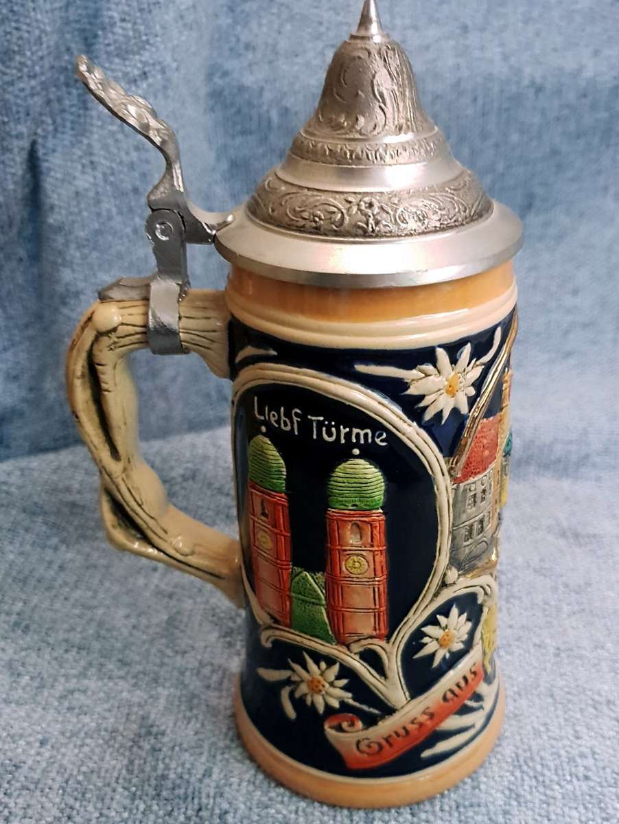 Limited Edition Vintage Bavarian Beer Stein - München Hofbräu Haus - CLEARANCE
