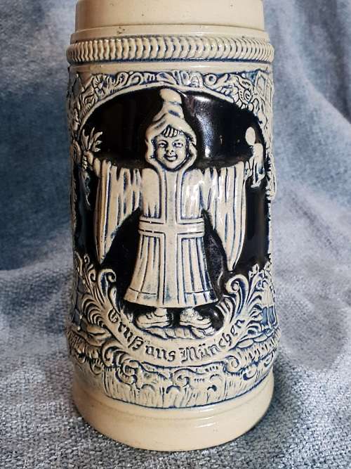 Extremely Rare Antique West German Beer Stein - Zöller & Born - CLEARANCE