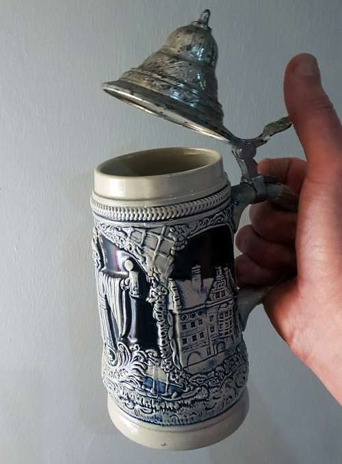 Extremely Rare Antique West German Beer Stein - Zöller & Born - CLEARANCE