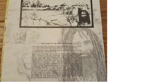 LP - Misty In Roots - Wise And Foolish - (Reggae) - 1982 UK Print