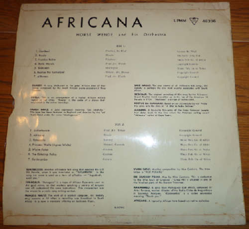 LP - Africana - Africa in Rythm - Vg/Vg+