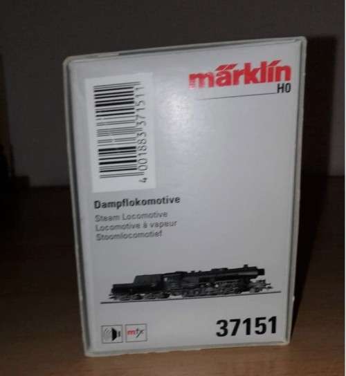 Marklin HO Gauge Steam Locomotive 37151 BR52 Digital