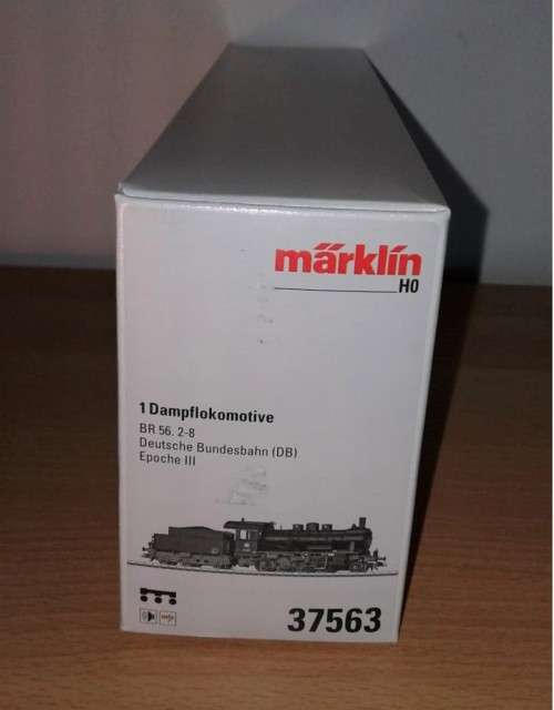 Marklin HO Gauge Steam Locomotive 37563 BR 56, 2-8 DB (Insider Club) Digital