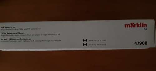 Marklin HO Gauge 47908: Old-Timer Freight Car Set, Era III