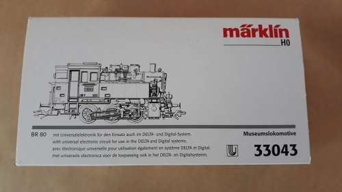 Marklin 33043: HO BR 80 "Museum" Tender Locomotive, Era II