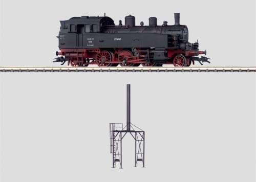 Marklin 37133 HO Gauge `Heizerlok` Steam Tank Locomotive with Heating Smoke Stack