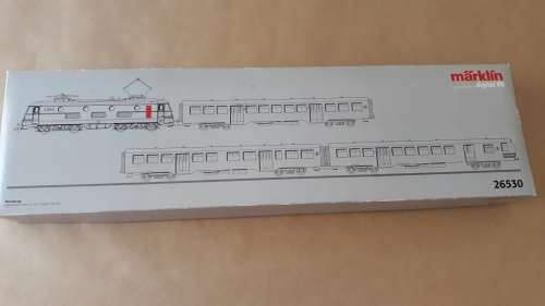 Marklin HO Gauge 26530: Electric Push/Pull Train for Commuter Service, Era IV