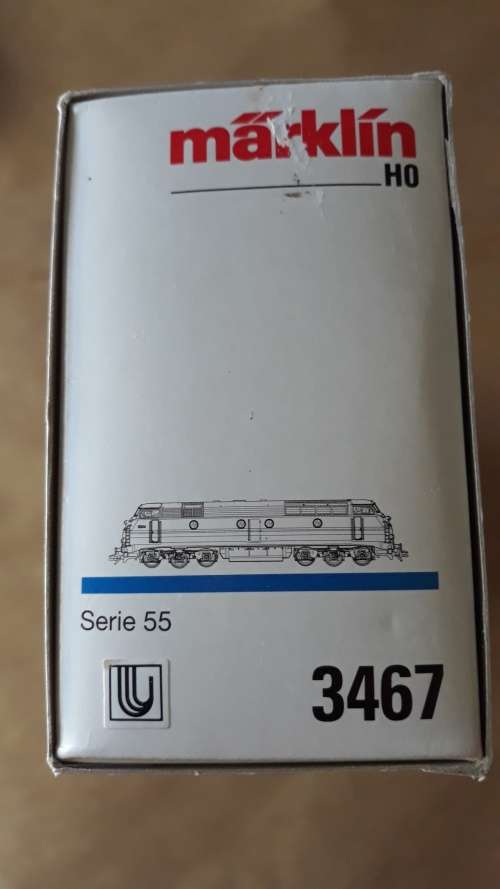 Marklin H0 Gauge 3467: Diesel locomotive - Series 55 - SNCB