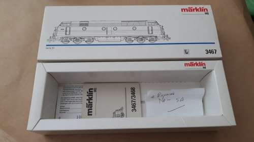 Marklin H0 Gauge 3467: Diesel locomotive - Series 55 - SNCB
