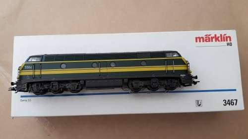 Marklin H0 Gauge 3467: Diesel locomotive - Series 55 - SNCB