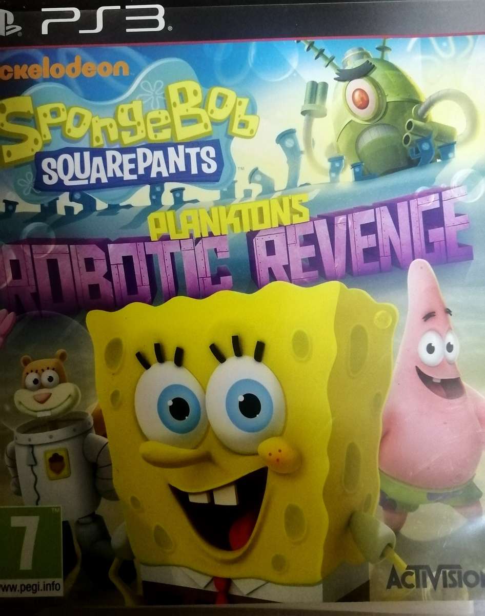 SPONGE BOB SQUAREPANTS PLANKTONS ROBOTIC REVENGE (Great Condition)