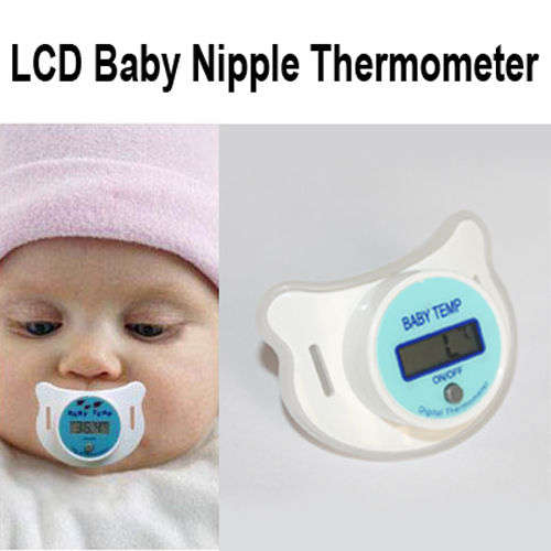 LCD Digital Infant Baby Temperature Nipple Thermometer