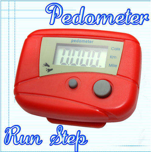 Run Step LCD Pedometer Walking Calorie Counter Distance