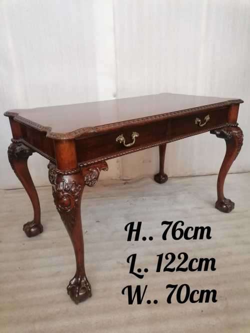 Chippendale style 2 drawer desk