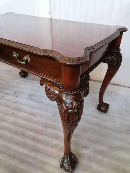 Chippendale style 2 drawer desk