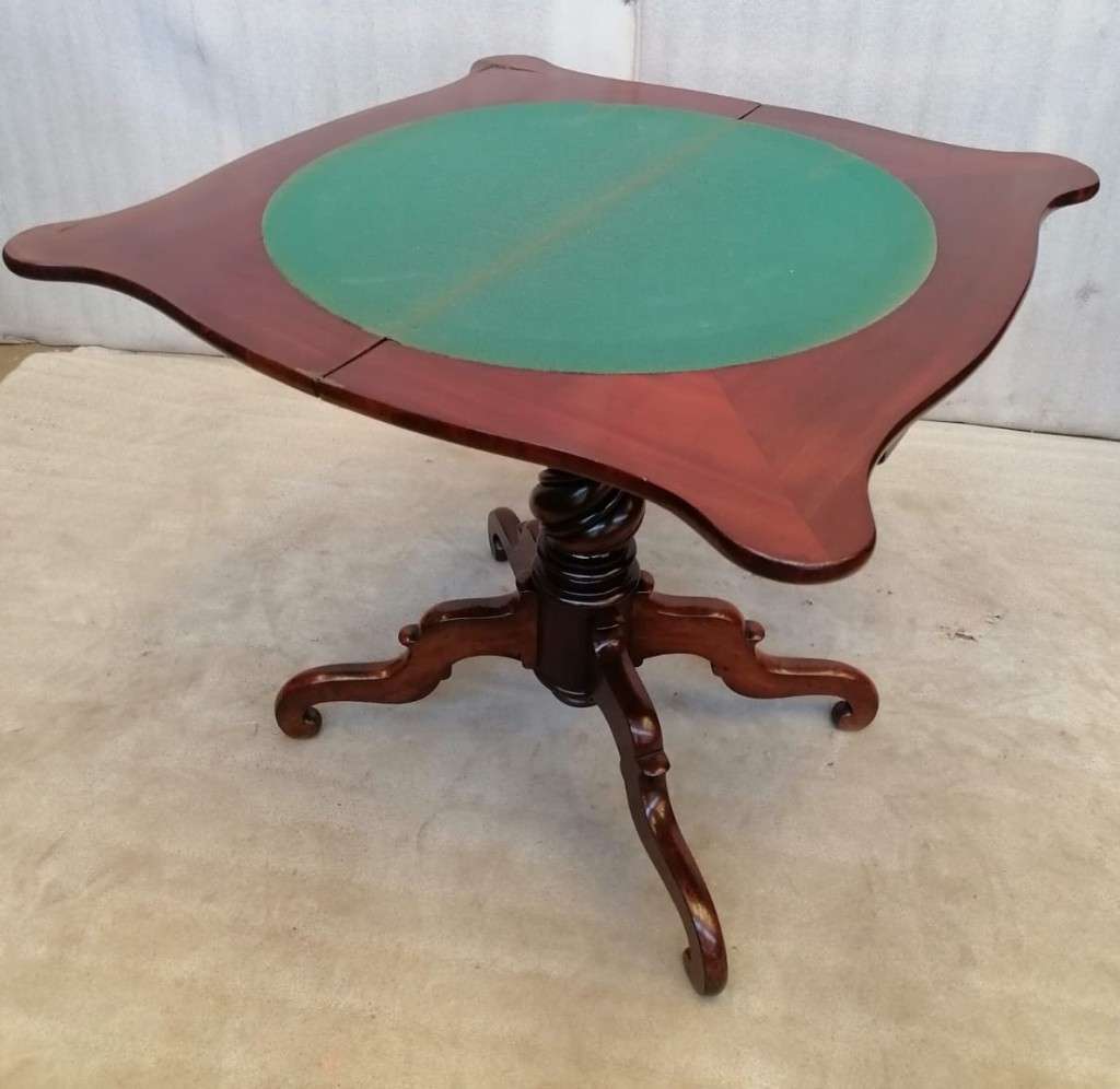 Victorian Mahogany Card Table