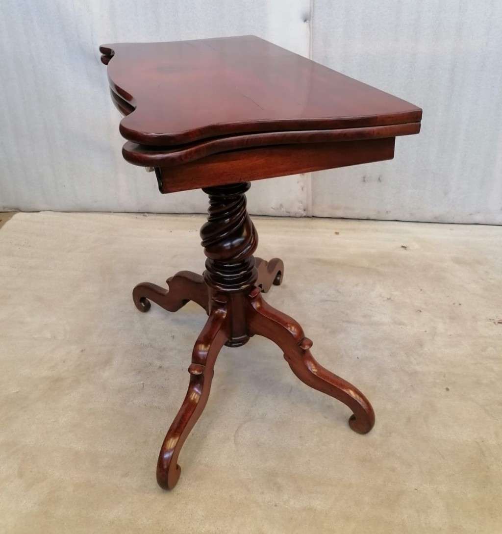 Victorian Mahogany Card Table