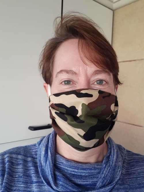 Camo Mask - Washable Fabric Mask (double layer)