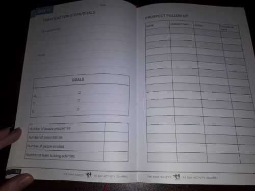 Rankmakers 90 Day Activity Journal for Direct Selling, Network Marketing and MLM - HOT PINK