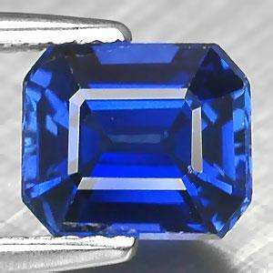 2.15 Cts. EMERALD CUT KASHMIR BLUE SAPPHIRE