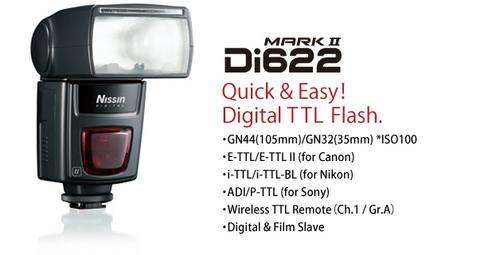 Flash For Sony camera's (Nissin Di622Mkii)