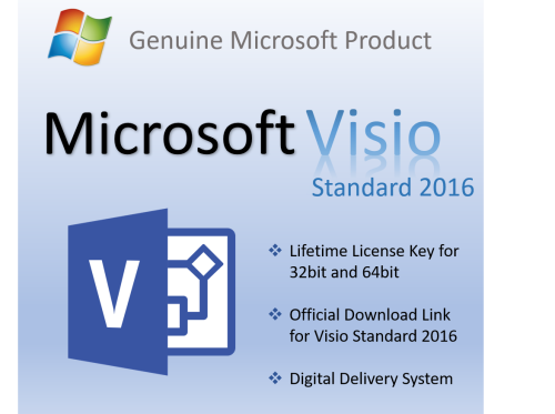 Microsoft Visio Standard 2016 License