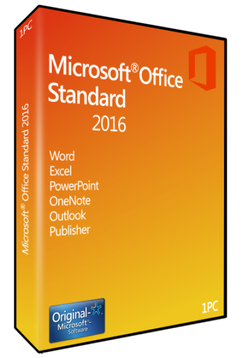Microsoft Office Standard 2016 License