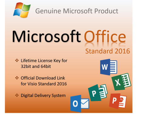 Microsoft Office Standard 2016 License