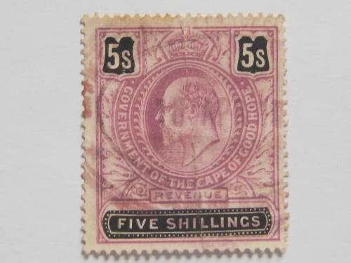 COGH - 1911 5/- REVENUE - UHR