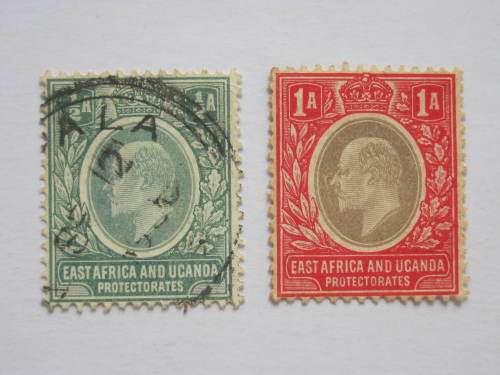 K.U.T. - 1903 KEVII - 1/2a UNH & 1a MNH (NO GUM)
