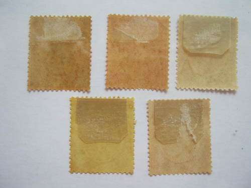 NYASALAND PROTECTORATE - 1913 DEFIN ISSUE KGV  - SELECTION OF 5 STAMPS - MHR