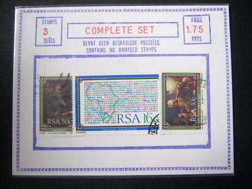 RSA - 1987 BIBLE SOCIETY - SET OF 3 - SEALED PACK