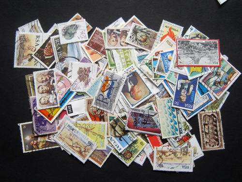 100 USED STAMPS - NO DUPLICATION - FREE POSTAGE