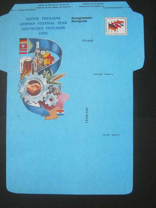 RSA - AEROGRAMME # 7 - 1992 GERMAN FESTIVAL YEAR